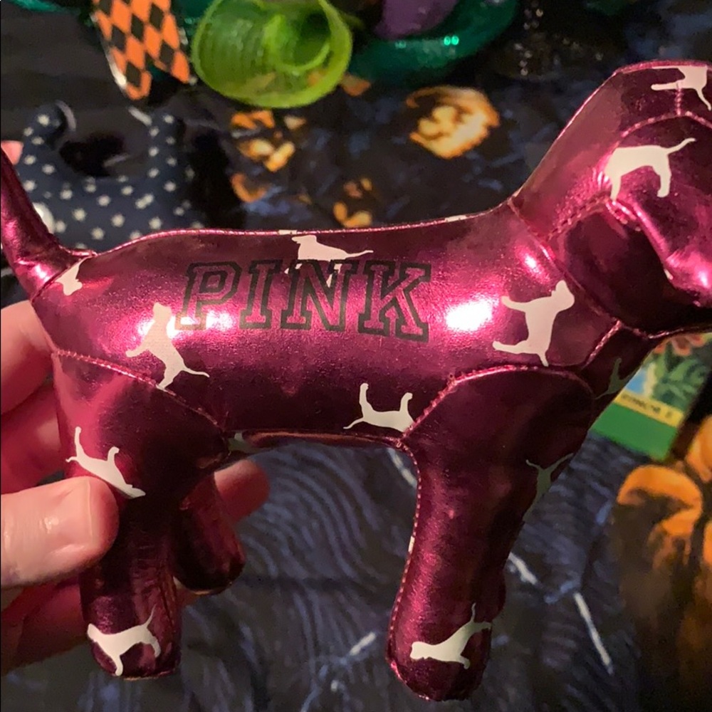 PINK metallic dog